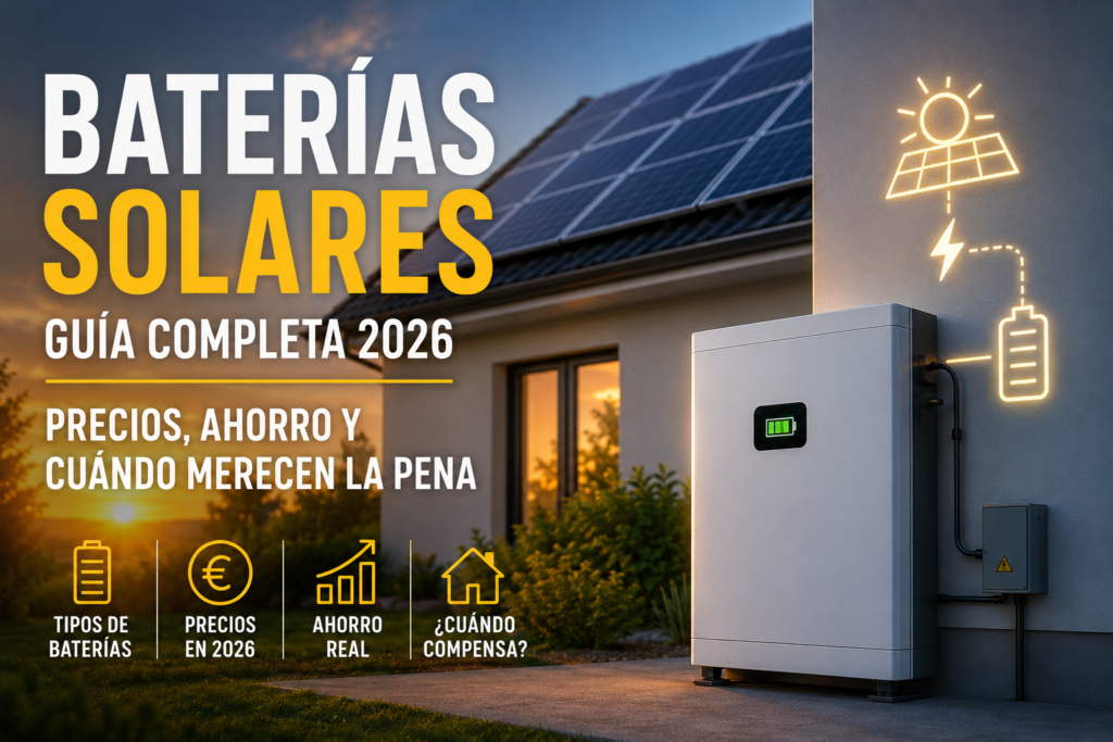 baterías solares