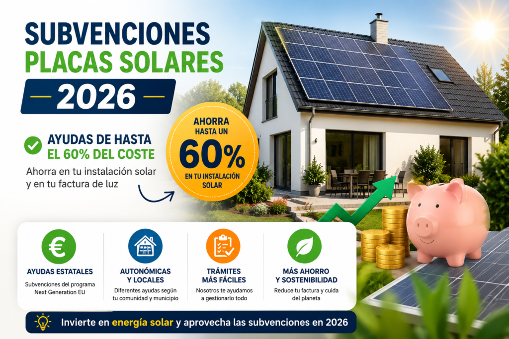subvenciones placas solares 2026